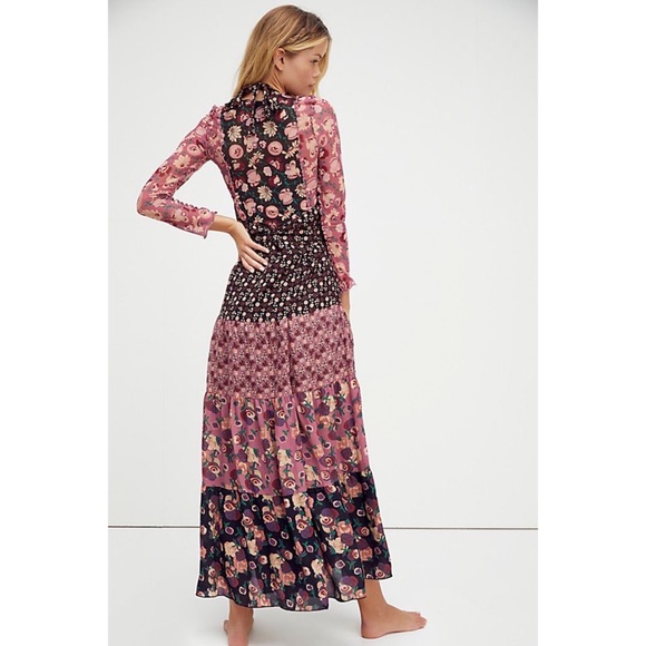 Free People Anna Sui Butterfly Meadows Apron Dress - Picture 3 of 7